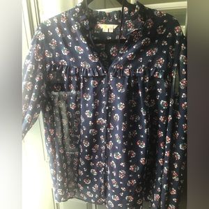 Boden women’s long sleeved floral shirt